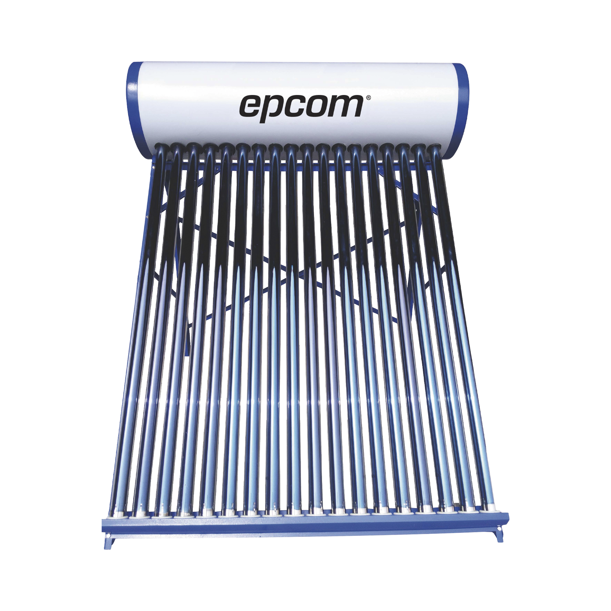 Bóiler Solar de 180L, Baja Presión con 18 Tubos de Vacío de Mayor Resistencia y Termotanque Inoxidable de Grado Alimenticio 180 L Resistentes a Granizo de Hasta 25 mm/ l, Incluye Anodo de Magnesio